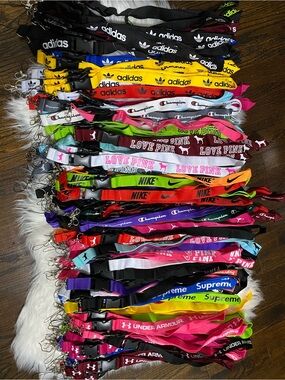 Assorted Branded Logo Lanyards - Multiple Colors SELLING ALL TOGETHER